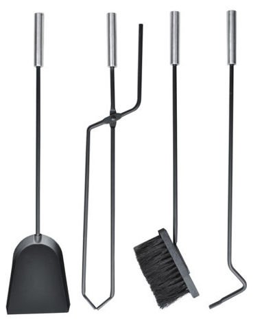 5-dijelni set za kamin/peć Steel - slika 2