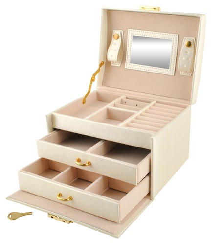 Kovčeg za nakit Beige - slika 9