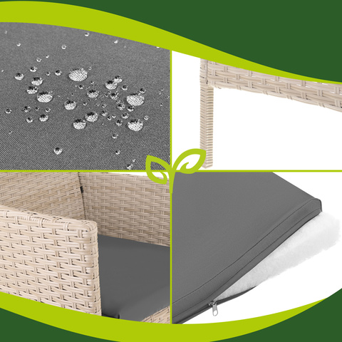 Beige set za sjedenje - slika 3