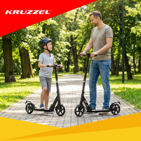 Sklopivi amortizerski romobil za dječake i djevojčice - slika 2