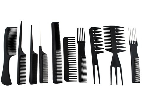 Profesionalni set češljeva BeautyHair - 10 komada - slika 7