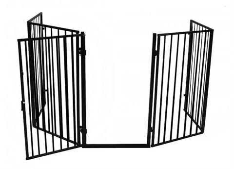 Sigurnosna ograda/vrata 304x74,5cm - slika 4