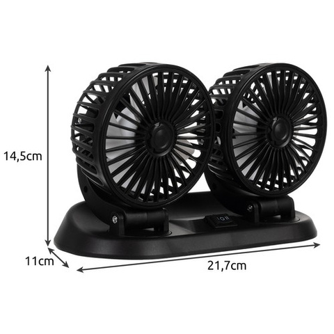 XTROOB dupli ventilator za auto - slika 9
