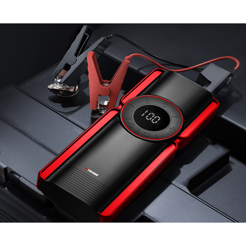 Power Bank Jump Starter za aute s funkcijom pokretanja 10000 mAh za dizel i benzin 6u1! - slika 7