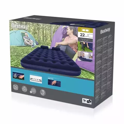 Bestway dvostruki madrac i dva jastuka sa pumpom - slika 6