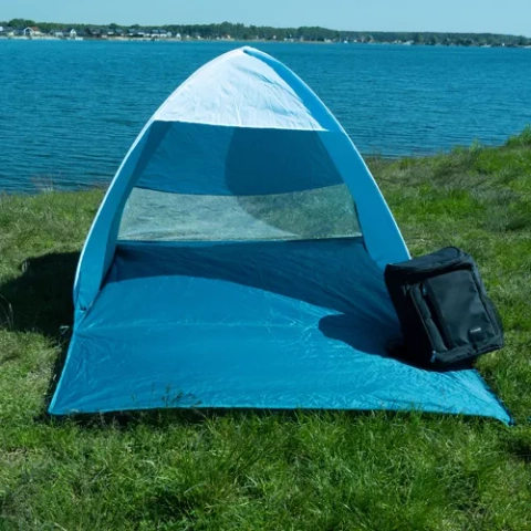 Šator za plažu za 2 osobe s mrežom protiv komaraca 150x120x110cm