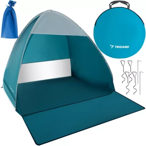 Šator za plažu za 2 osobe s mrežom protiv komaraca 150x120x110cm