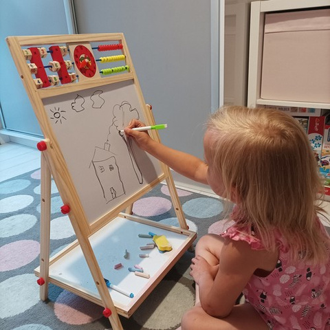 Edukativna  ploča za djecu 6u1 - slika 2