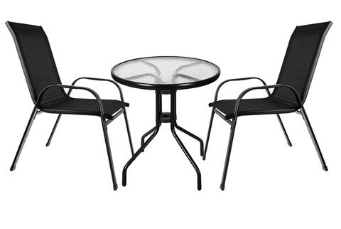 Set stolica i stol Steel - slika 8