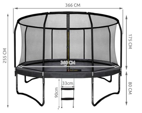 Trampolin 366cm - slika 2