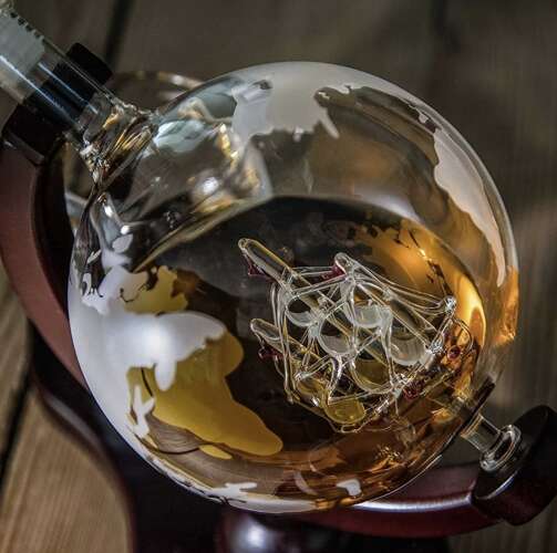 Whiskey set Globus 850ml - slika 6