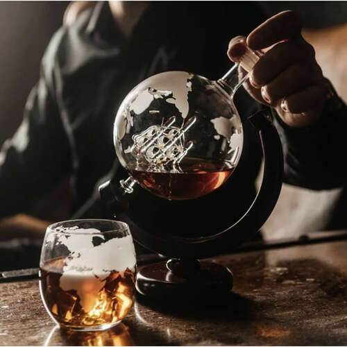 Whiskey set Globus 850ml
