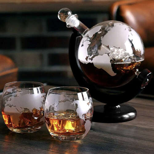 Whiskey set Globus 850ml - slika 16