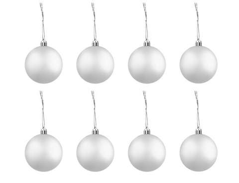 Silver set kuglica i zvijezda - 100 komada - slika 3